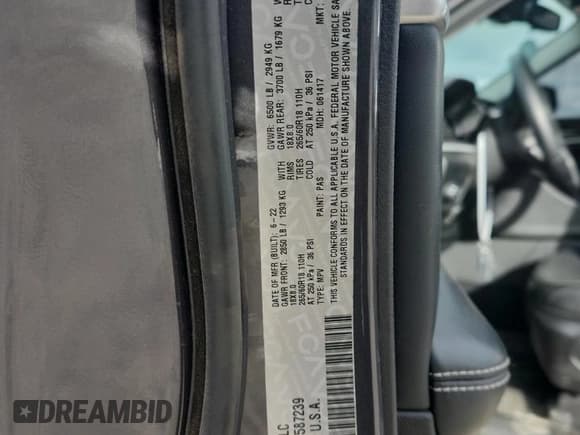 ✅ 2022 Jeep Grand Cherokee Limited • VIN: 1C4RJKBG4N8587239 • Lot: 90092145. Listed on Copart with 53,289 mi. Free auction sales archive from the USA and detailed vehicle history report at DreamBid. Image 13.