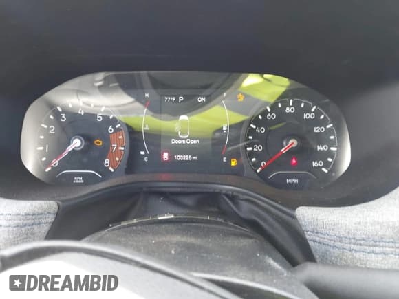 ✅ 2022 Jeep Compass Latitude • VIN: 3C4NJCBB6NT119409 • Lot: 42514177. Listed on IAAI with 103,225 mi. Free auction sales archive from the USA and detailed vehicle history report at DreamBid. Image 15.