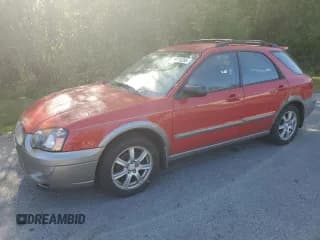 ✅ 2005 Subaru Impreza Outback • VIN: JF1GG68555H808663 • Lot: 58511295. Listed on Copart with 156,525 mi. Free auction sales archive from the USA and detailed vehicle history report at DreamBid. Image 1.