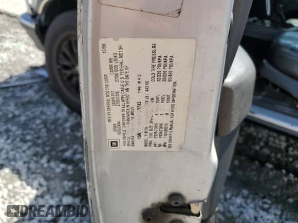 1997 Chevrolet Blazer LS z VIN 1GNDT13WXV2123743, wystawiony jako Copart lot #72350454 z przebiegiem 200 046 mil mil oraz Szkoda całkowita • Salvage title. Historia ofert i sprzedaży dostępna na DreamBid. Obrazek 14.