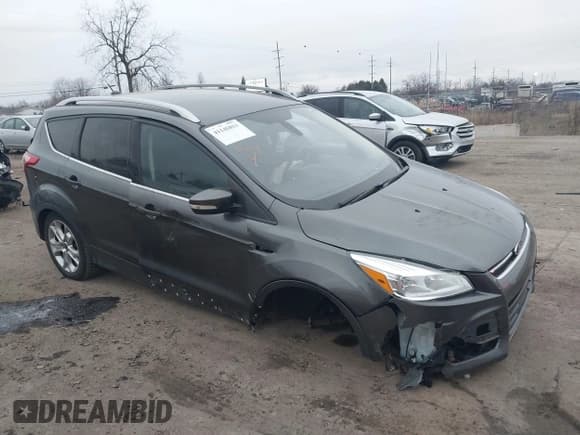 ✅ 2015 Ford Escape Titanium • VIN: 1FMCU0J98FUC22121 • Lot: 41145013. Listed on IAAI with 140,689 mi. Free auction sales archive from the USA and detailed vehicle history report at DreamBid. Image 1.