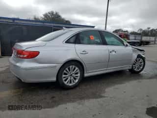 2011 Hyundai Azera GLS with VIN KMHFC4DD1BA533005, listed as a Copart auction lot 85554994 with Not provided miles and Salvage title. Bid and sale history available at DreamBid. Image 3.