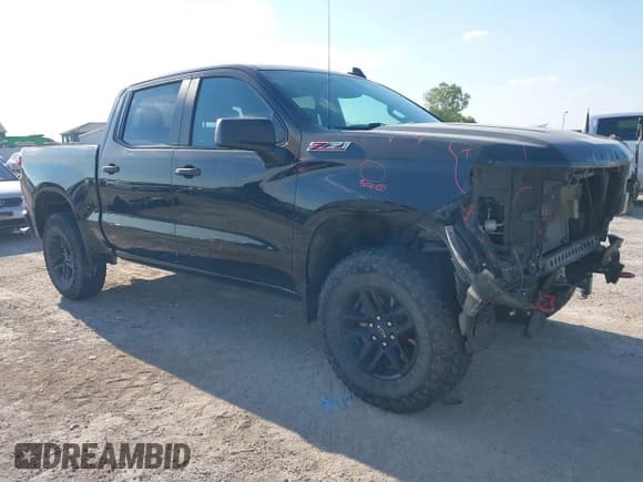 ✅ 2020 Chevrolet Silverado 1500 Custom Trail Boss • VIN: 3GCPYCEF3LG244943 • Lot: 43350455. Wystawiony na IAAI z przebiegiem 94 420 mil. Bezpłatny archiwum sprzedaży aukcyjnych z USA i szczegółowy raport historii pojazdu na DreamBid. Zdjęcie 1.