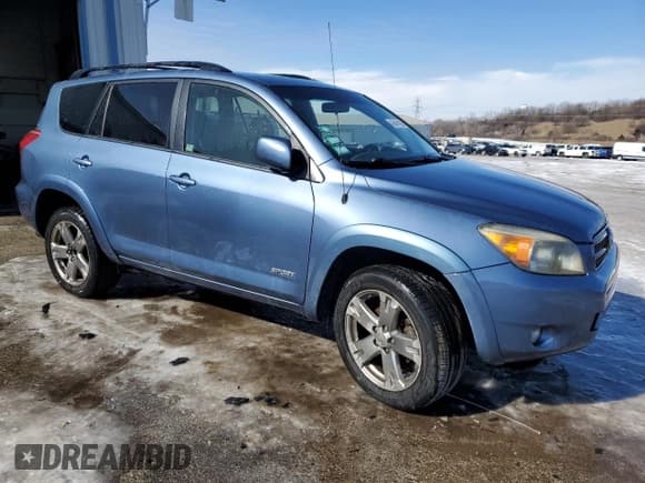 ✅ 2008 Toyota RAV4 Sport • VIN: JTMZK32V786011940 • Lot: 45481285. Listed on Copart with 238,724 mi. Free auction sales archive from the USA and detailed vehicle history report at DreamBid. Image 4.