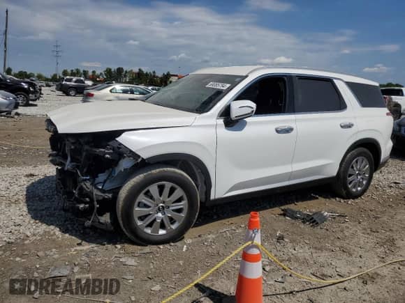 2023 Hyundai Palisade SEL z VIN KM8R2DGE4PU618964, wystawiony jako Copart lot #69085794 z przebiegiem 16 361 mil mil oraz Szkoda całkowita • Salvage title. Historia ofert i sprzedaży dostępna na DreamBid. Obrazek 1.