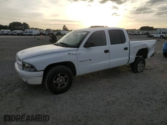 2002 Dodge Dakota SLT with VIN 1B7HL48X92S598972, listed as a Copart auction lot 79393614 with 228,582 mi miles and Salvage title. Bid and sale history available at DreamBid. Image 1.