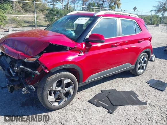 ✅ 2023 Hyundai Venue SEL • VIN: KMHRC8A35PU242819 • Lot: 41741731. Listed on IAAI with 9,081 mi. Free auction sales archive from the USA and detailed vehicle history report at DreamBid. Image 2.