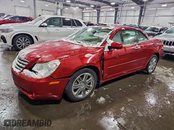 ✅ 2008 Chrysler Sebring Limited • VIN: 1C3LC65M18N234282 • Lot: 94645115. Listed on Copart with 150,828 mi. Free auction sales archive from the USA and detailed vehicle history report at DreamBid. Image 1.