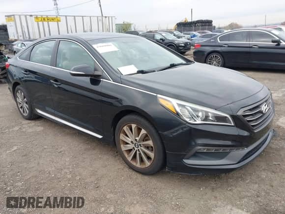 2015 Hyundai Sonata Limited z VIN 5NPE34AF3FH087380, wystawiony jako IAAI lot #43604080 z przebiegiem 96 591 mil mil oraz . Historia ofert i sprzedaży dostępna na DreamBid. Obrazek 1.