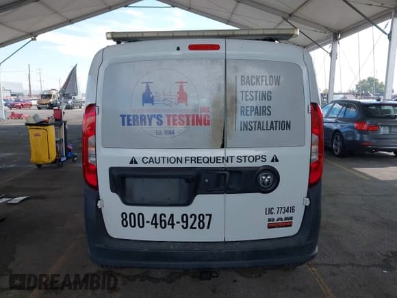✅ 2021 Ram ProMaster City Cargo Tradesman • VIN: ZFBHRFAB1M6U72984 • Lot: 43486364. Listed on IAAI with 91,278 mi. Free auction sales archive from the USA and detailed vehicle history report at DreamBid. Image 17.