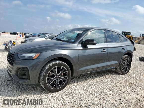 ✅ 2023 Audi SQ5 Sportback Premium Plus • VIN: WA124AFY0P2143698 • Лот: 53434005. Опубликован ранее на Copart с пробегом 14 348 миль. Бесплатный доступ к архиву аукционных продаж из США и подробный отчёт об истории автомобиля на DreamBid. Изображение 1.
