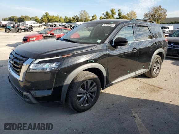 ✅ 2022 Nissan Pathfinder SV • VIN: 5N1DR3BA5NC231413 • Lot: 83839105. Listed on Copart with 84,028 mi. Free auction sales archive from the USA and detailed vehicle history report at DreamBid. Image 1.