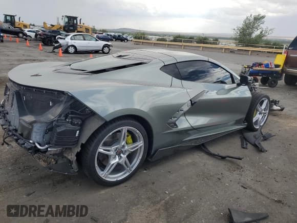 ✅ 2023 Chevrolet Corvette 3LT • VIN: 1G1YC2D48P5136952 • Lot: 65377935. Listed on Copart with 19,302 mi. Free auction sales archive from the USA and detailed vehicle history report at DreamBid. Image 3.