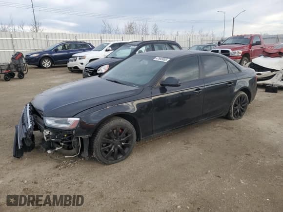 ✅ 2013 Audi A4 Komfort • VIN: WAUBFCFL8DN041699 • Лот: 47695855. Опубликован ранее на Copart с пробегом 182 662 миль. Бесплатный доступ к архиву аукционных продаж из США и подробный отчёт об истории автомобиля на DreamBid. Изображение 1.