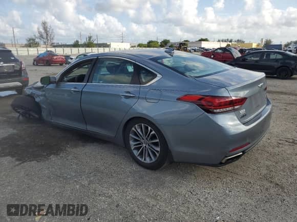 2016 Hyundai Genesis 3.8L z VIN KMHGN4JE7GU128994, wystawiony jako Copart lot #78316294 z przebiegiem 122 366 mil mil oraz Szkoda całkowita • Salvage title. Historia ofert i sprzedaży dostępna na DreamBid. Obrazek 2.