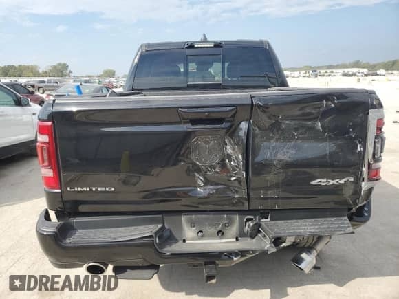 2024 Ram 1500 Limited with VIN 1C6SRFHTXRN124431, listed as a Copart auction lot 86892165 with 27,500 mi miles and Salvage title. Bid and sale history available at DreamBid. Image 6.