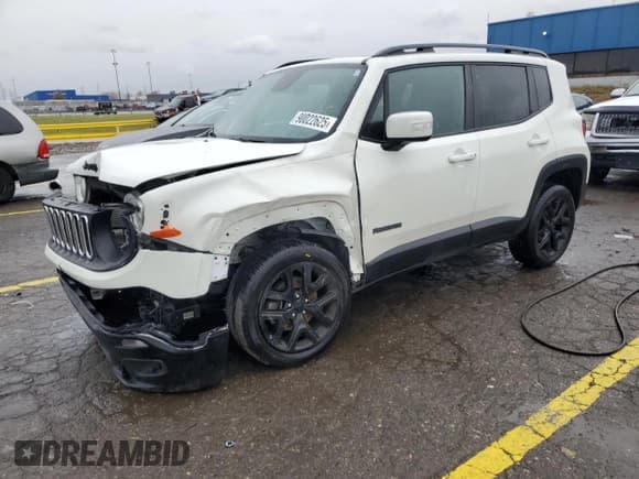 ✅ 2018 Jeep Renegade Latitude • VIN: ZACCJBBB7JPH12179 • Lot: 90022625. Listed on Copart with 57,038 mi. Free auction sales archive from the USA and detailed vehicle history report at DreamBid. Image 1.