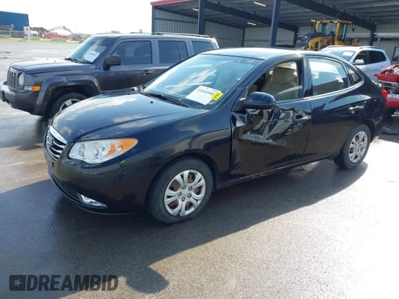 ✅ 2010 Hyundai Elantra SE • VIN: KMHDU4AD8AU854061 • Lot: 43454990. Listed on IAAI with 61,960 mi. Free auction sales archive from the USA and detailed vehicle history report at DreamBid. Image 2.