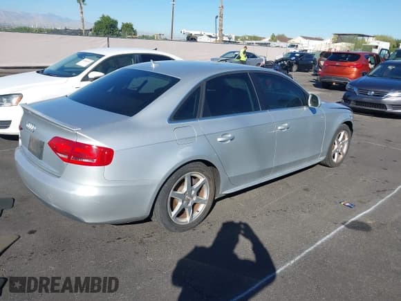 ✅ 2009 Audi A4 Premium Plus • VIN: WAUSF78K89N010116 • Lot: 43503395. Listed on IAAI with 163,535 mi. Free auction sales archive from the USA and detailed vehicle history report at DreamBid. Image 4.