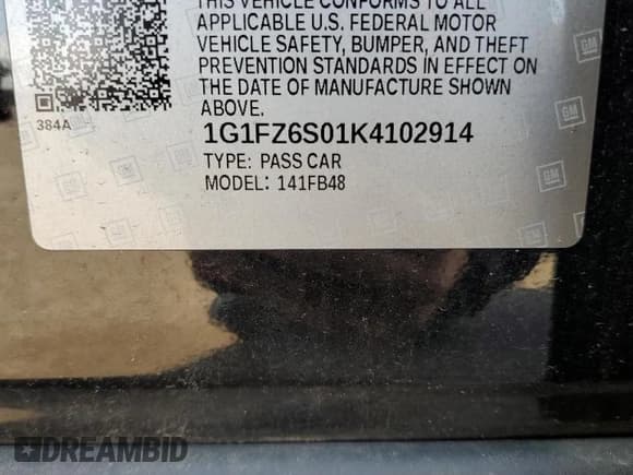 ✅ 2019 Chevrolet Bolt EV Premier • VIN: 1G1FZ6S01K4102914 • Lot: 49379424. Wystawiony na Copart z przebiegiem Nie podano. Bezpłatny archiwum sprzedaży aukcyjnych z USA i szczegółowy raport historii pojazdu na DreamBid. Zdjęcie 12.