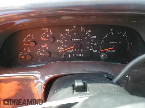 ✅ 2001 Ford F-250 XL • VIN: 1FTNX20F41EB17277 • Lot: 72084054. Listed on Copart with 190,991 mi. Free auction sales archive from the USA and detailed vehicle history report at DreamBid. Image 9.