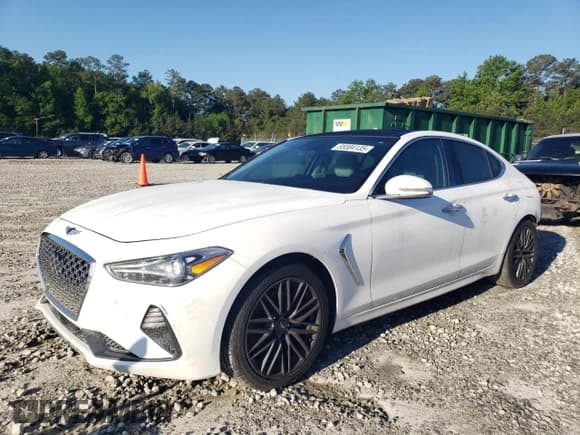 ✅ 2019 Genesis G70 Advanced • VIN: KMTG34LA2KU030129 • Lot: 55584135. Listed on Copart with 123,718 mi. Free auction sales archive from the USA and detailed vehicle history report at DreamBid. Image 1.