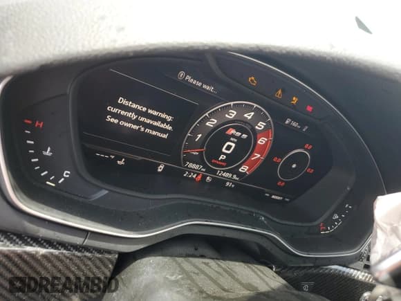 ✅ 2018 Audi RS 5 • VIN: WUAPWAF55JA903880 • Lot: 65260655. Listed on Copart with 78,887 mi. Free auction sales archive from the USA and detailed vehicle history report at DreamBid. Image 9.