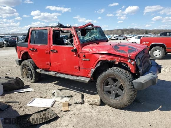 ✅ 2016 Jeep Wrangler Unlimited Freedom • VIN: 1C4BJWDG7GL168548 • Lot: 49893385. Listed on Copart with 107,672 mi. Free auction sales archive from the USA and detailed vehicle history report at DreamBid. Image 4.