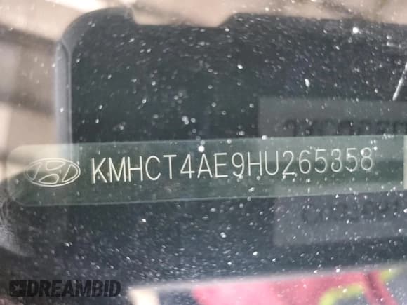 ✅ 2017 Hyundai Accent SE • VIN: KMHCT4AE9HU265358 • Лот: 62120014. Опубликован ранее на Copart с пробегом 109 780 миль. Бесплатный доступ к архиву аукционных продаж из США и подробный отчёт об истории автомобиля на DreamBid. Изображение 12.