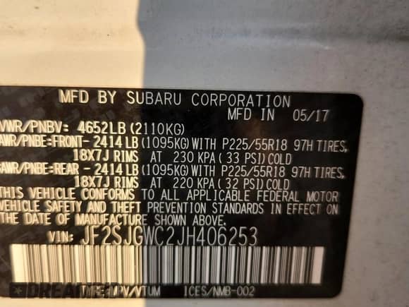 2018 Subaru Forester Touring z VIN JF2SJGWC2JH406253, wystawiony jako Copart lot #80344495 z przebiegiem 212 567 mil mil oraz Czysty tytuł • Clean title. Historia ofert i sprzedaży dostępna na DreamBid. Obrazek 12.