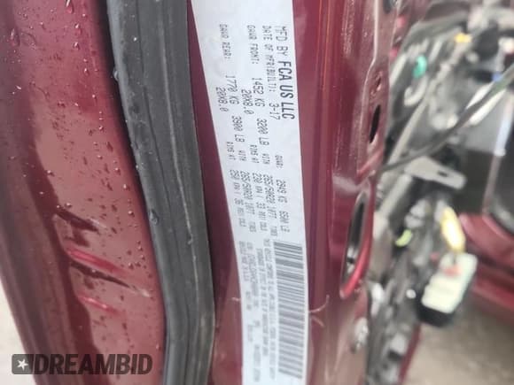 ✅ 2017 Dodge Durango GT • VIN: 1C4RDJDG4HC848000 • Lot: 92382125. Listed on Copart with 85,276 mi. Free auction sales archive from the USA and detailed vehicle history report at DreamBid. Image 14.