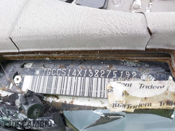 ✅ 2003 Chevrolet S-10 LS • VIN: 1GCCS14X138275192 • Лот: 41706439. Опубликован ранее на IAAI с пробегом Не указан. Бесплатный доступ к архиву аукционных продаж из США и подробный отчёт об истории автомобиля на DreamBid. Изображение 9.