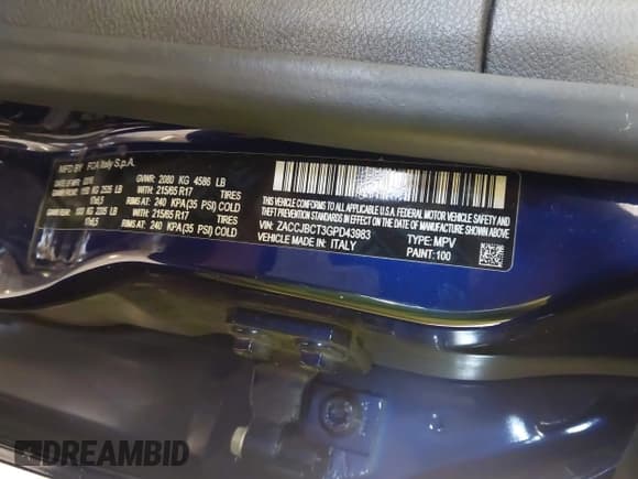 ✅ 2016 Jeep Renegade Trailhawk • VIN: ZACCJBCT3GPD43983 • Lot: 43664656. Listed on IAAI with 112,921 mi. Free auction sales archive from the USA and detailed vehicle history report at DreamBid. Image 9.