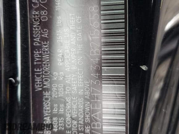 ✅ 2004 BMW 6 Series 645Ci • VIN: WBAEH73434B215658 • Lot: 91874835. Wystawiony na Copart z przebiegiem 69 184 mil. Bezpłatny archiwum sprzedaży aukcyjnych z USA i szczegółowy raport historii pojazdu na DreamBid. Zdjęcie 12.