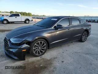 2021 Hyundai Sonata Limited с VIN 5NPEH4J29MH098881, выставлен на аукционе Copart как лот 64448725 с пробегом 60 738 миль миль и Списание • Salvage title. История ставок и продаж доступна на DreamBid. Изображение 1.