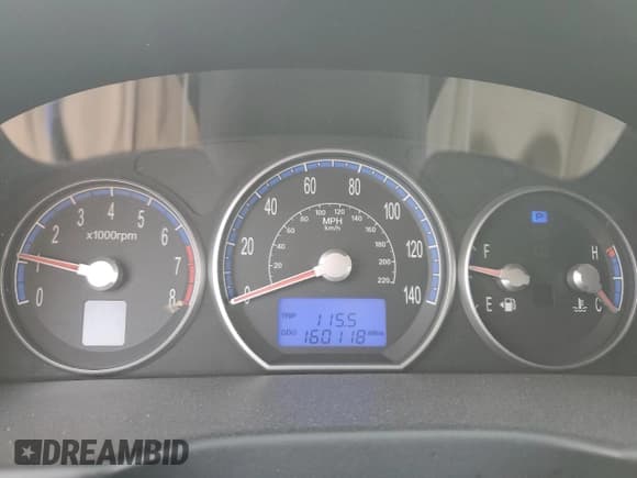 ✅ 2008 Hyundai Santa Fe GLS • VIN: 5NMSG13D78H188228 • Lot: 78484224. Listed on Copart with 160,118 mi. Free auction sales archive from the USA and detailed vehicle history report at DreamBid. Image 9.