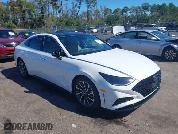 ✅ 2020 Hyundai Sonata Limited • VIN: 5NPEH4J28LH055924 • Лот: 43435363. Опубликован ранее на IAAI с пробегом 28 528 миль. Бесплатный доступ к архиву аукционных продаж из США и подробный отчёт об истории автомобиля на DreamBid. Изображение 1.