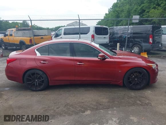 ✅ 2014 Infiniti Q50 • VIN: JN1BV7AP4EM685217 • Lot: 42716244. Listed on IAAI with 80,906 mi. Free auction sales archive from the USA and detailed vehicle history report at DreamBid. Image 13.