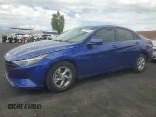2022 Hyundai Elantra SE with VIN 5NPLL4AGXNH073975, listed as a Copart auction lot 71120515 with 15,936 mi miles and Salvage title. Bid and sale history available at DreamBid. Image 1.