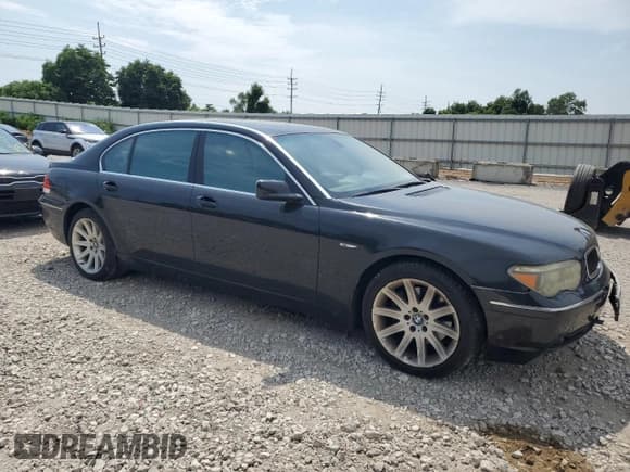 ✅ 2005 BMW 7 Series 745Li • VIN: WBAGN63545DS59095 • Lot: 66613345. Listed on Copart with 161,506 mi. Free auction sales archive from the USA and detailed vehicle history report at DreamBid. Image 4.