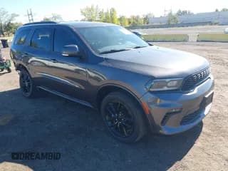 ✅ 2021 Dodge Durango GT Plus • VIN: 1C4RDJDG8MC752221 • Lot: 43399067. Listed on IAAI with 54,612 mi. Free auction sales archive from the USA and detailed vehicle history report at DreamBid. Image 1.