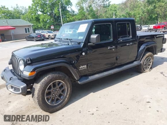 ✅ 2020 Jeep Gladiator Overland • VIN: 1C6HJTFG8LL176164 • Lot: 42482369. Listed on IAAI with 80,009 mi. Free auction sales archive from the USA and detailed vehicle history report at DreamBid. Image 2.