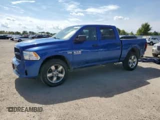 2018 Ram 1500 Tradesman z VIN 1C6RR7KT3JS271547, wystawiony jako Copart lot #72044385 z przebiegiem Nie podano mil oraz Czysty tytuł • Clean title. Historia ofert i sprzedaży dostępna na DreamBid. Obrazek 1.