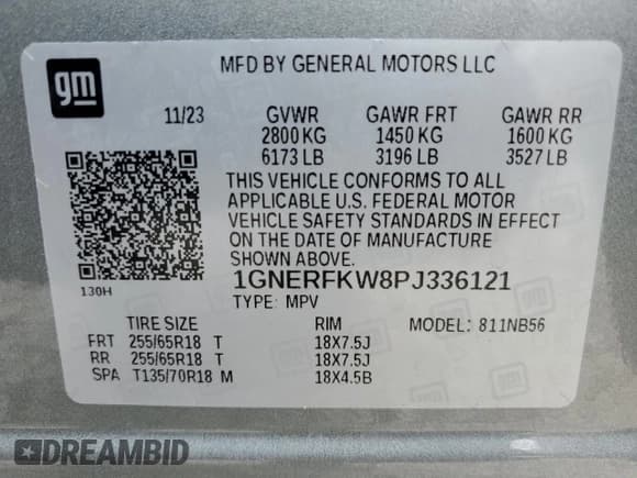 ✅ 2023 Chevrolet Traverse LS • VIN: 1GNERFKW8PJ336121 • Lot: 91376565. Wystawiony na Copart z przebiegiem 20 551 mil. Bezpłatny archiwum sprzedaży aukcyjnych z USA i szczegółowy raport historii pojazdu na DreamBid. Zdjęcie 13.