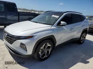 ✅ 2022 Hyundai Tucson SEL Convenience • VIN: KM8JFCA17NU025341 • Лот: 76023224. Опубликован ранее на Copart с пробегом 33 253 миль. Бесплатный доступ к архиву аукционных продаж из США и подробный отчёт об истории автомобиля на DreamBid. Изображение 1.