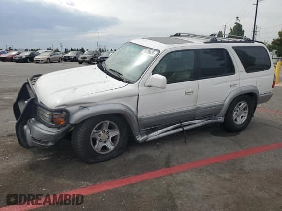 ✅ 1999 Toyota 4Runner Limited • VIN: JT3GN87R8X0116581 • Lot: 70768655. Listed on Copart with Not provided. Free auction sales archive from the USA and detailed vehicle history report at DreamBid. Image 1.