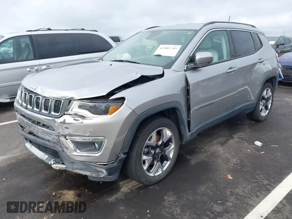 ✅ 2018 Jeep Compass Limited • VIN: 3C4NJCCB7JT358766 • Lot: 43005105. Listed on IAAI with 110,420 mi. Free auction sales archive from the USA and detailed vehicle history report at DreamBid. Image 2.