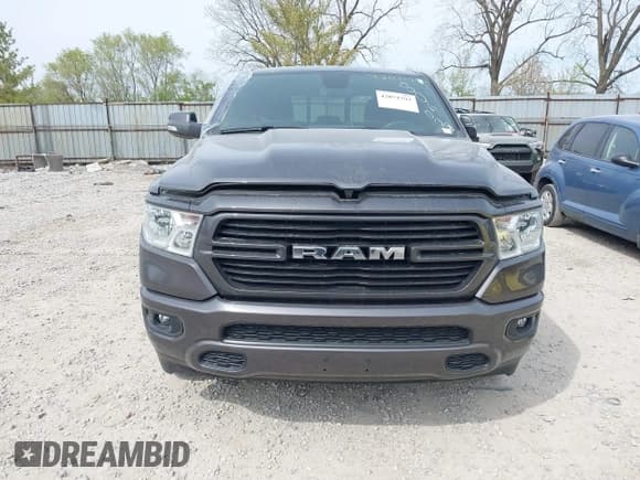 ✅ 2021 Ram 1500 Big Horn • VIN: 1C6SRFBT9MN806038 • Lot: 42071793. Listed on IAAI with 39,589 mi. Free auction sales archive from the USA and detailed vehicle history report at DreamBid. Image 12.