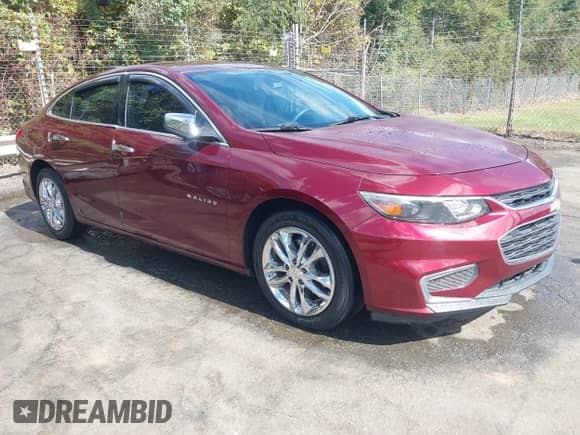 2016 Chevrolet Malibu LS with VIN 1G1ZB5ST9GF234742, listed as a IAAI auction lot 43396850 with 95,070 mi miles and . Bid and sale history available at DreamBid. Image 1.