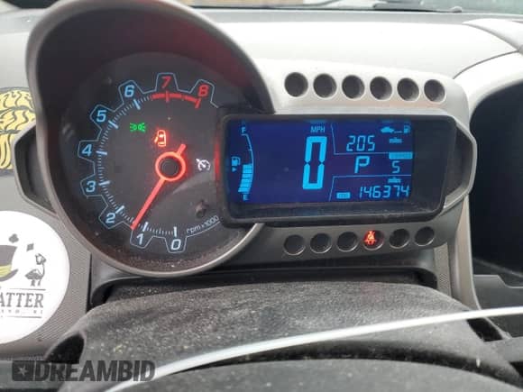 2012 Chevrolet Sonic LT with VIN 1G1JC5SB6C4227013, listed as a Copart auction lot 51436355 with 146,374 mi miles and Salvage title. Bid and sale history available at DreamBid. Image 9.